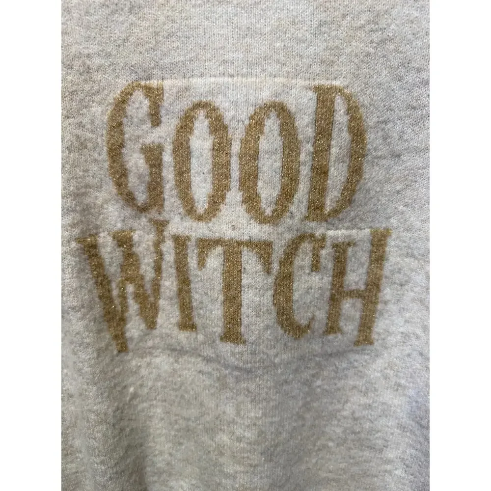 Vince Camuto Good Witch Front Graphic Long Sleeve Sweater Size XL - Picture 3 of 12